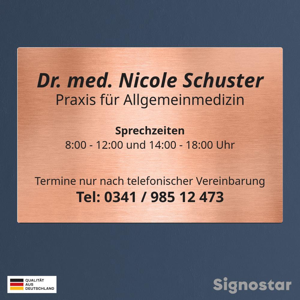 Praxisschild 