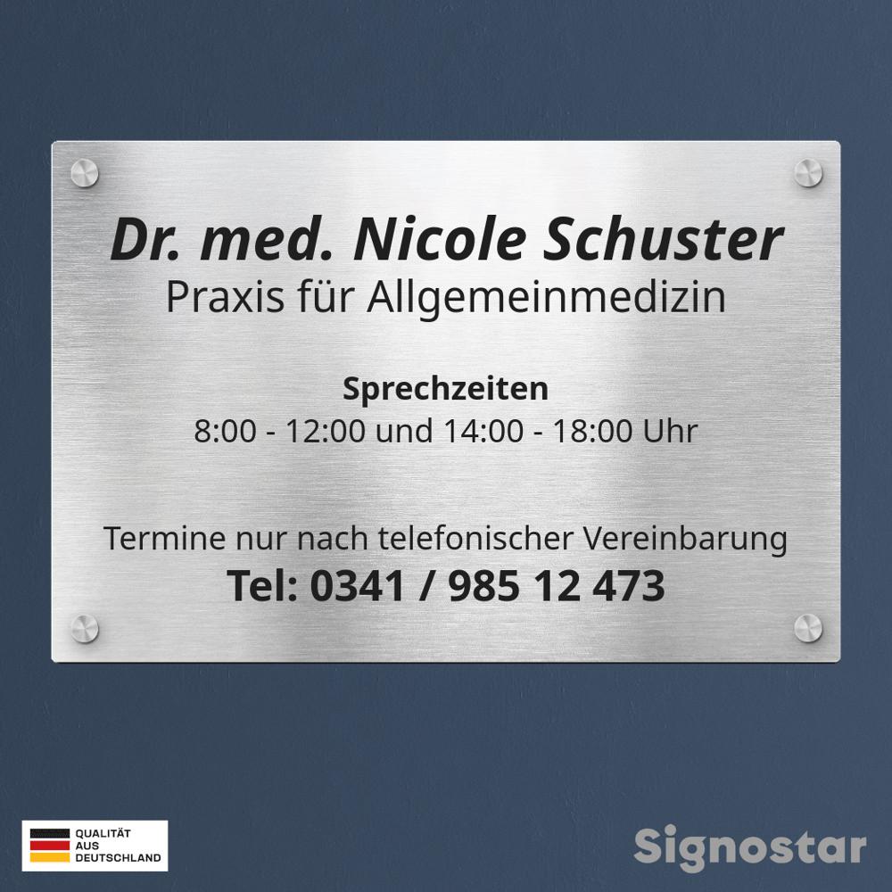 Praxisschild 