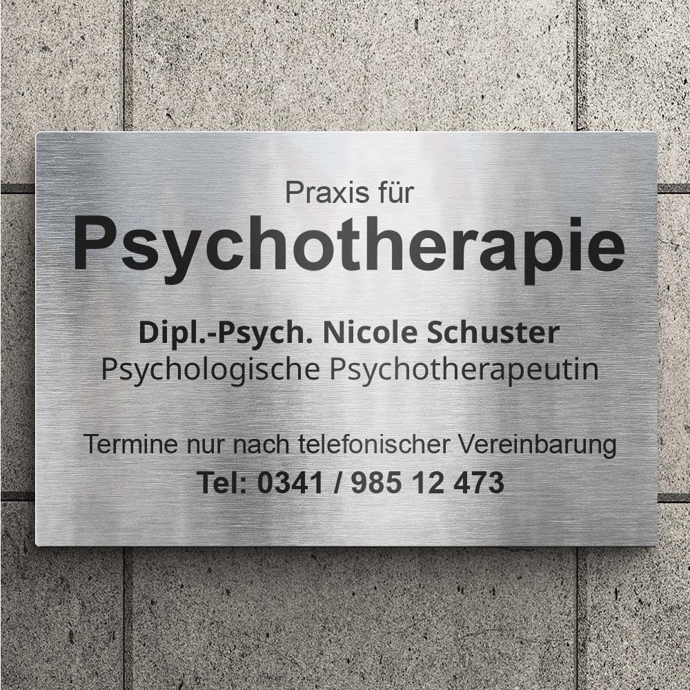 Praxisschild  Praxisschild